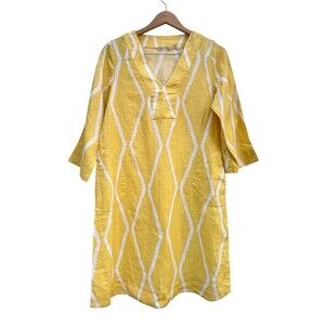 Soft Surroundings Zarina Linen Shift Dress